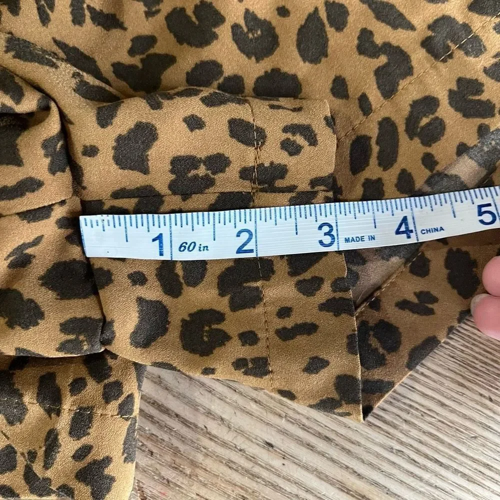 NWT A New Day Leopard Shorts size medium animal print cheetah - Picture 7 of 7